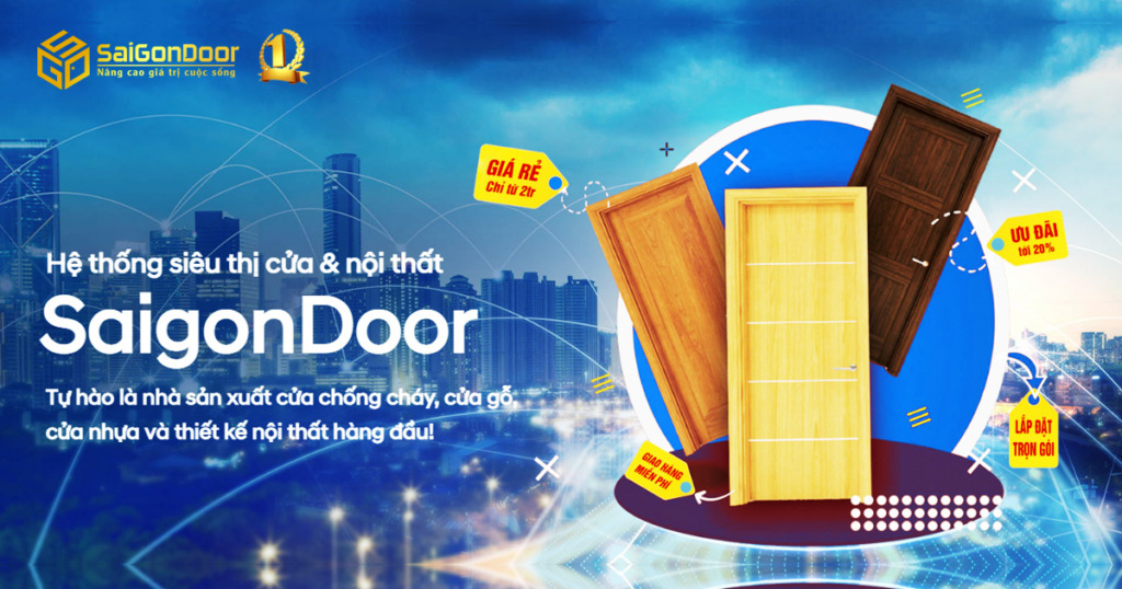 ⭐SaiGonDoor® - Cửa Chống Cháy, Cửa Gỗ, Cửa Nhựa, Nội Thất, Sàn Gỗ ☎ 0818400400