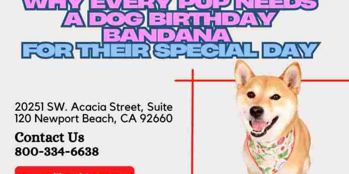 Why Every Pup Needs a Dog Birthday Bandana for Their Special Day