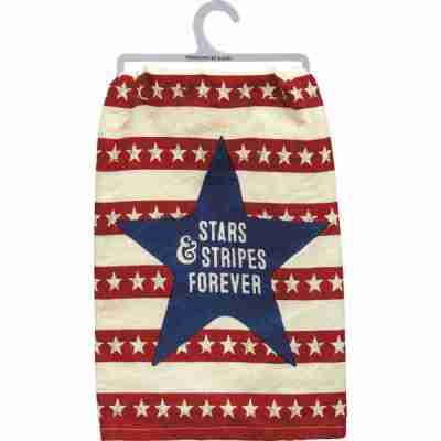 Stars & Stripes Forever Home Décor Dish Towel, Blue, Red | Laughing Moose Gifts Profile Picture