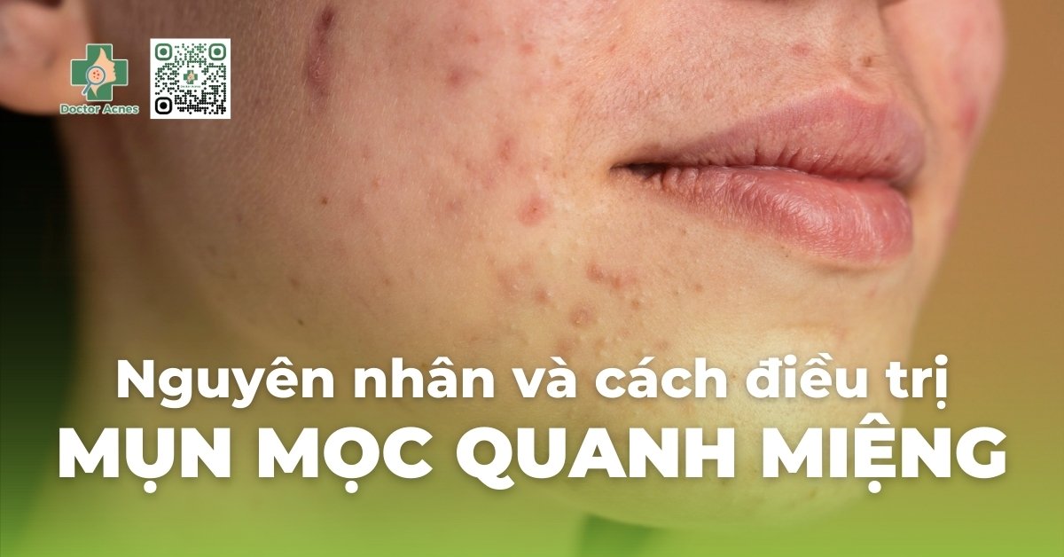 Mụn mọc quanh miệng: nguyên nhân và cách điều trị