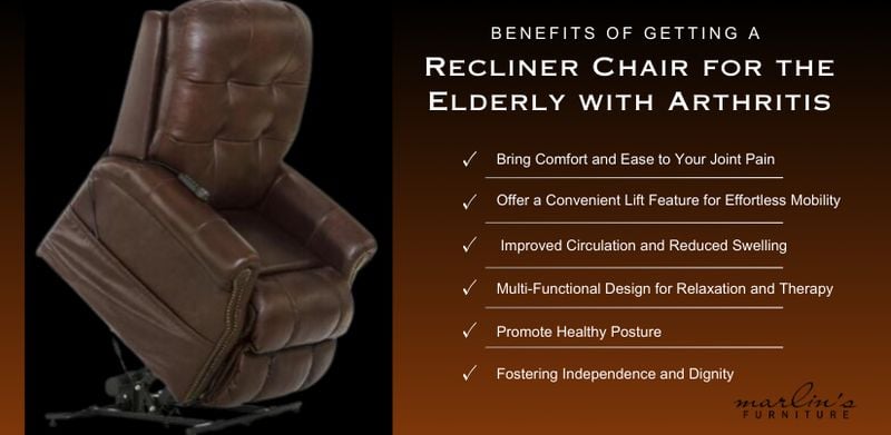 Benefits of Recliner Chairs for Elderly with Arthritis | Marlin’s Furniture