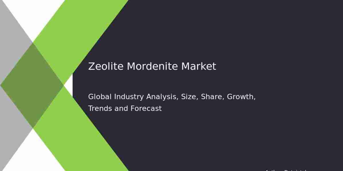 Industry Trends and Opportunities in Zeolite Mordenite Market 2032