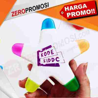 Souvenir highlighter pen bintang 5 Warna Profile Picture